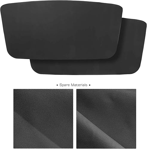 Miniatura 6 de A-Premium Tapa blanda convertible negra con ventana de plástico transparente compatible con Ford Mustang 1983 1984 1985 1986 1987 1988 1989 1990