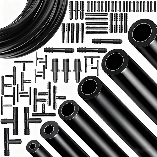 Tnisesm Vacuum Line Kit, 6Pcs 5Ft Vacuum Hose Automotive With