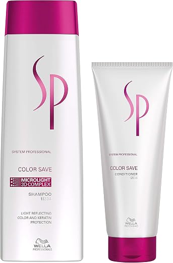 Wella Professionals SP Color Save Conditioner For Coloured Hair 200 ml and Color Save Shampoo For Coloured Hair 250 ml Combo