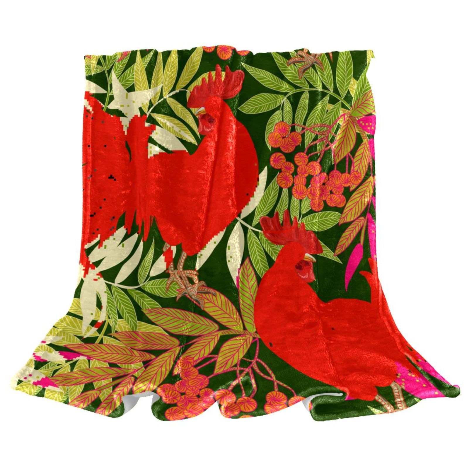 Couverture de canapé coqs de bruyère pour soirées cocooning et sieste au bureau