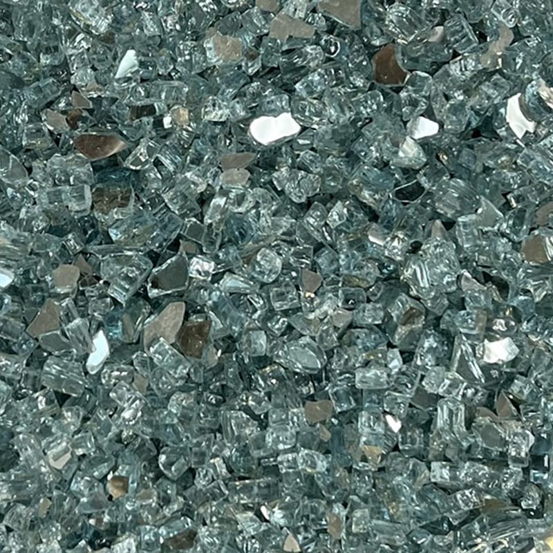 R H LIFESTYLE Fire Pits for Resin Art | High Luster Fire Glass Used Specially for Resin Art/Geode Art | Fire Pit Crafts Resin Art Aquarium Garden Decoration. Light Black 6mm/900G