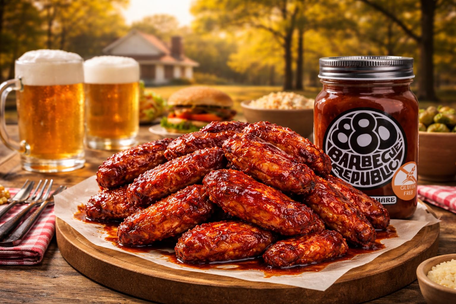 Salsa Barbacoa 880 BBQ – Pack de 6 Jarras (6 POCO PICANTE)