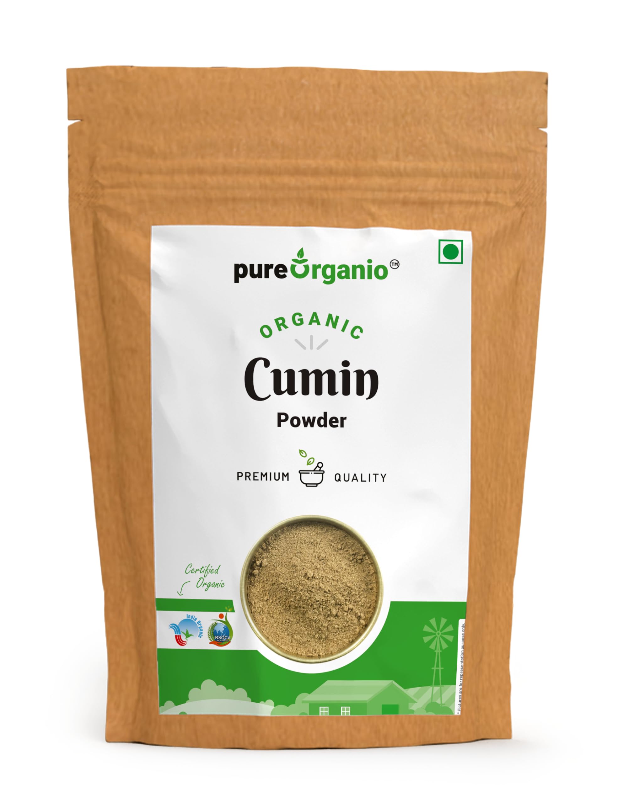Pure Organio Organic Jeera Powder - Organic Cumin Powder (350 Gm) (B0983FZBLD) Amazon Price History, Amazon Price Tracker