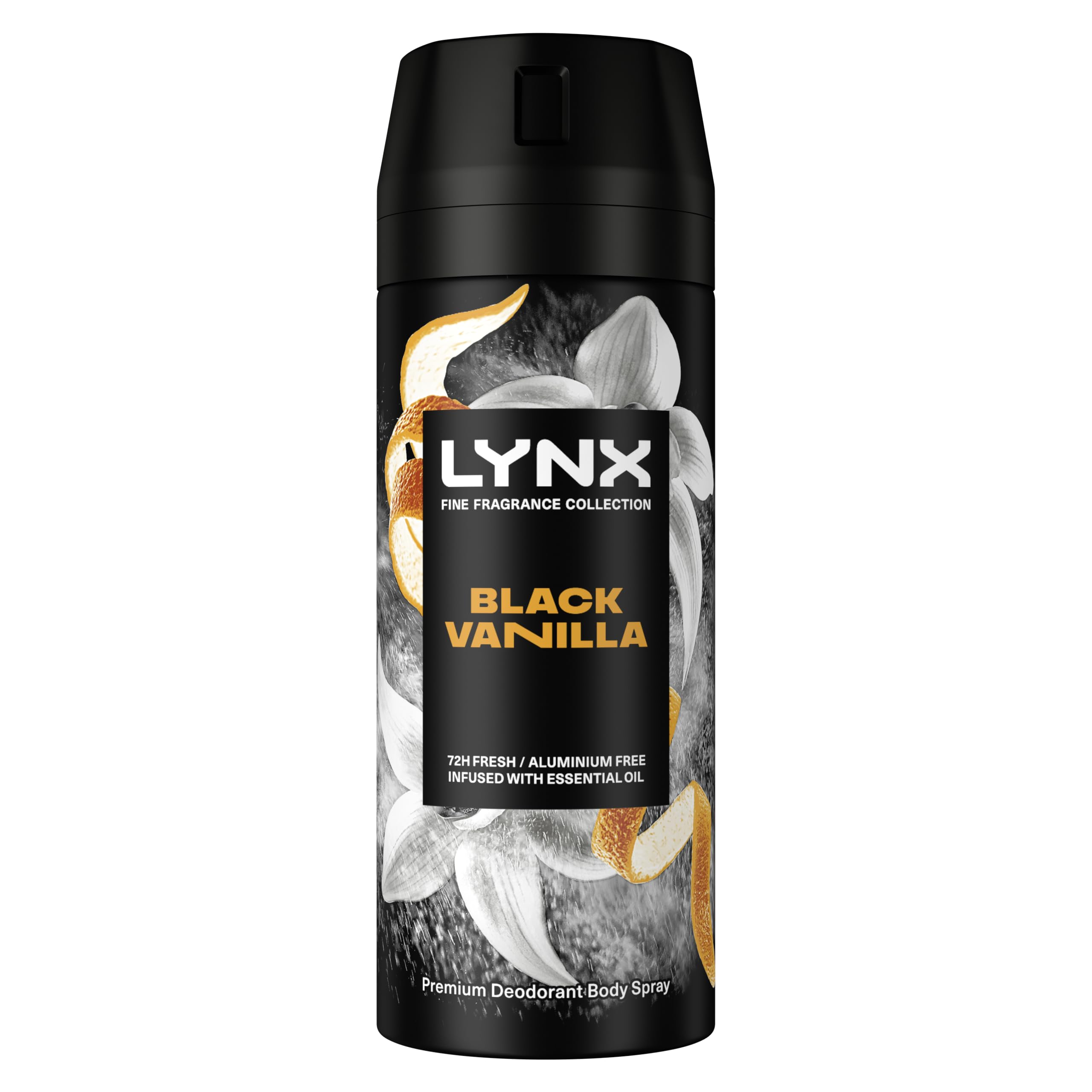 Lynx Fine Fragrance Collection Black Vanilla Premium Body Spray 150 ml