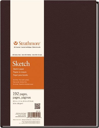 Strathmore 297-14-1 Hardbound Sketch Art Journal, 11" x 14", 192 Pages