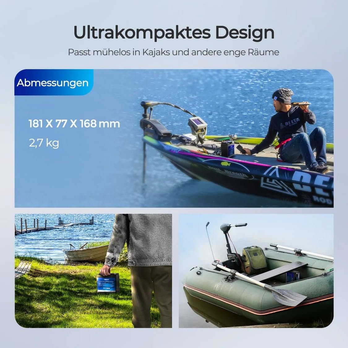 Renogy Batteria al litio LiFePO4 da 12 V, 20 Ah, con protezione BMS, 4000 cicli, batteria solare da 12 V, 20 Ah, per motore da traino, cabine, camper, IP65