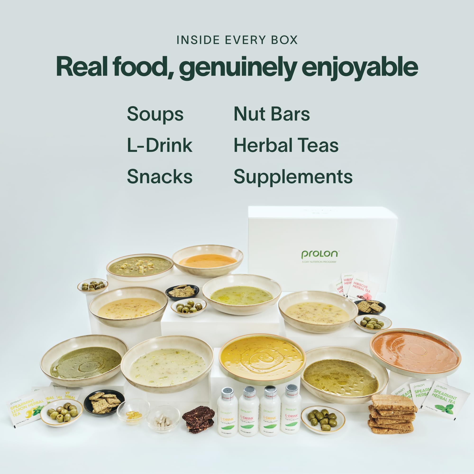 Prolon 5 Day Fasting Kit | Fasting Program for Women & Men | Developed to Not Break Your Fast | Low Calorie Pre Made Meals & Snacks | Plant Based Ingredients for Diet Support | Original: Bold Flavors — Amazon image 3