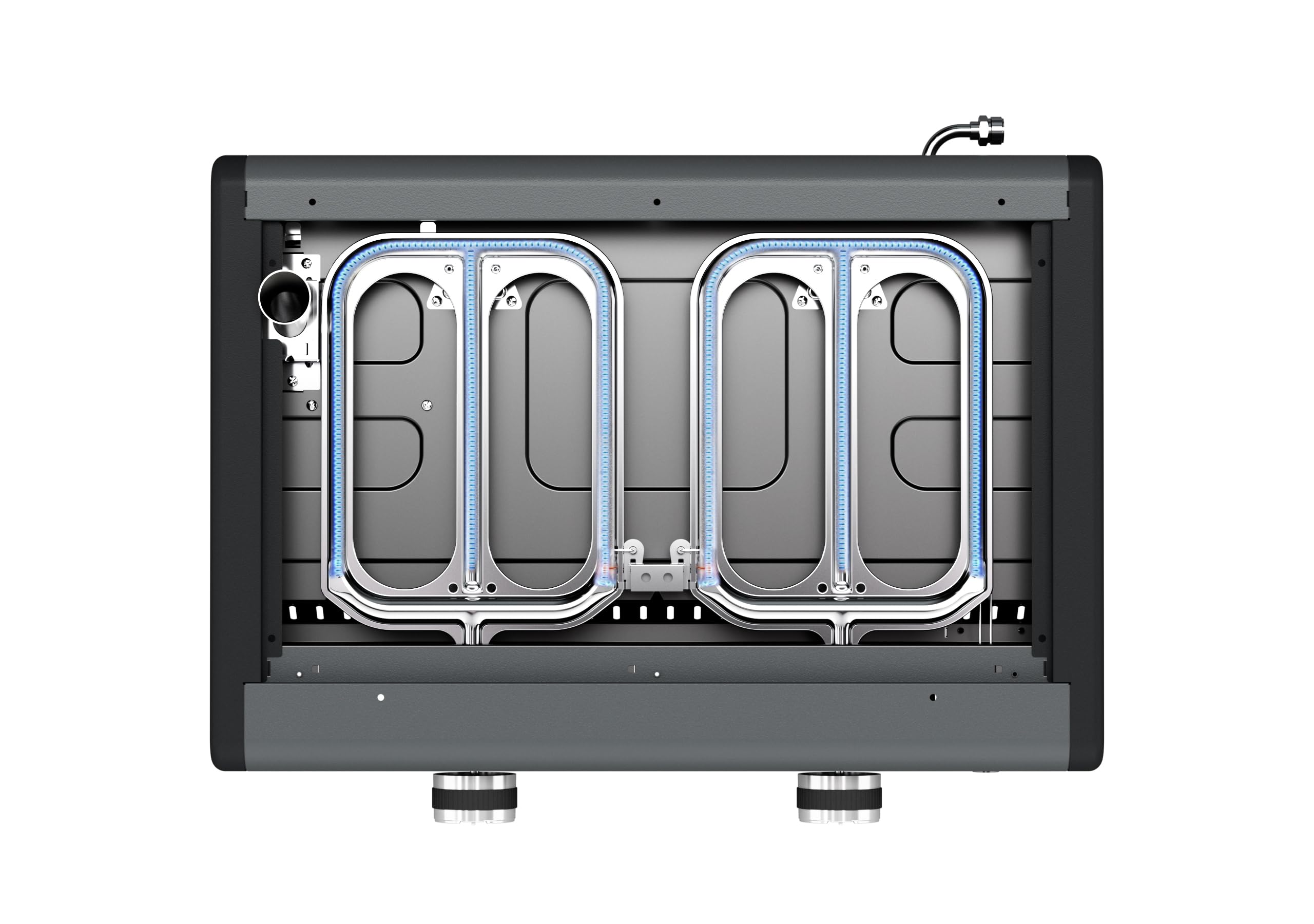 Campingaz Othello 2L Plancha Gas | Griglia da tavolo | Teppanyaki con piano cottura in acciaio smaltato | 2 bruciatori in acciaio con tecnologia BlueFlame per grigliate mediterranee, 6 KW