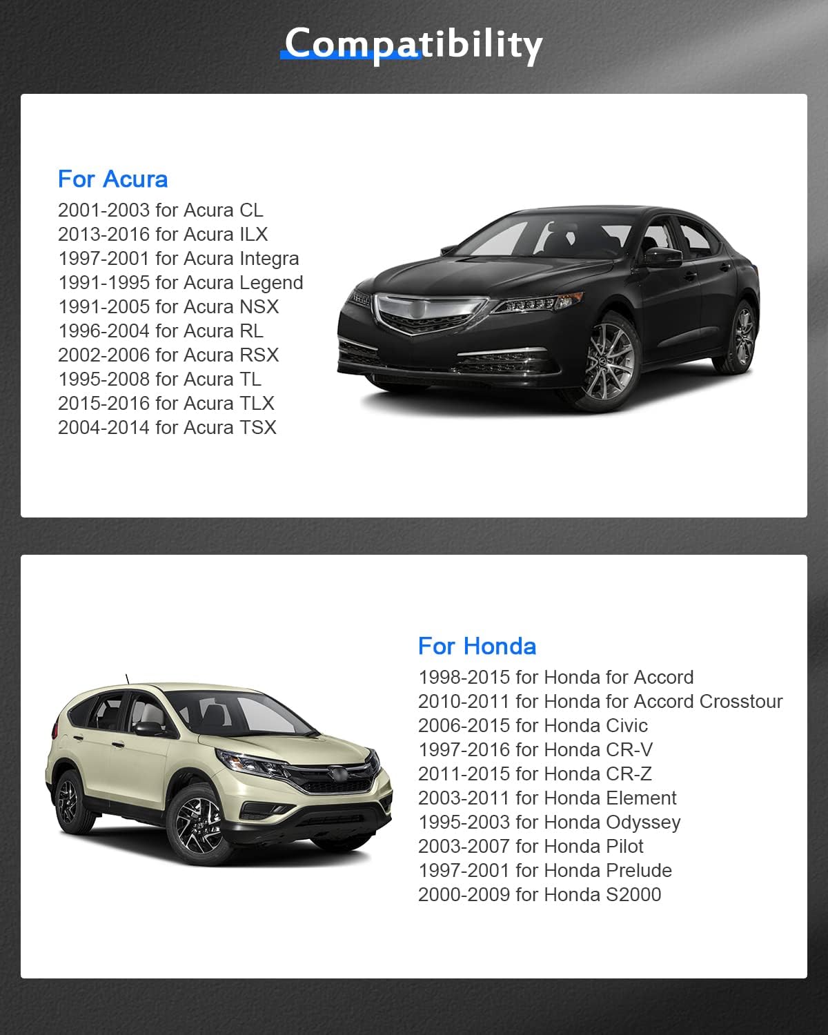 ECCPP 20mm 5 Lug 5x114.3 Wheel Spacers Hubcentric 5x4.5 to 5x4.5 64.1mm fit for Accord 98-17 for Civic 06-16 for CR-Z 11-16 for TSX 04-14 with 12x1.5 Studs-4PCS