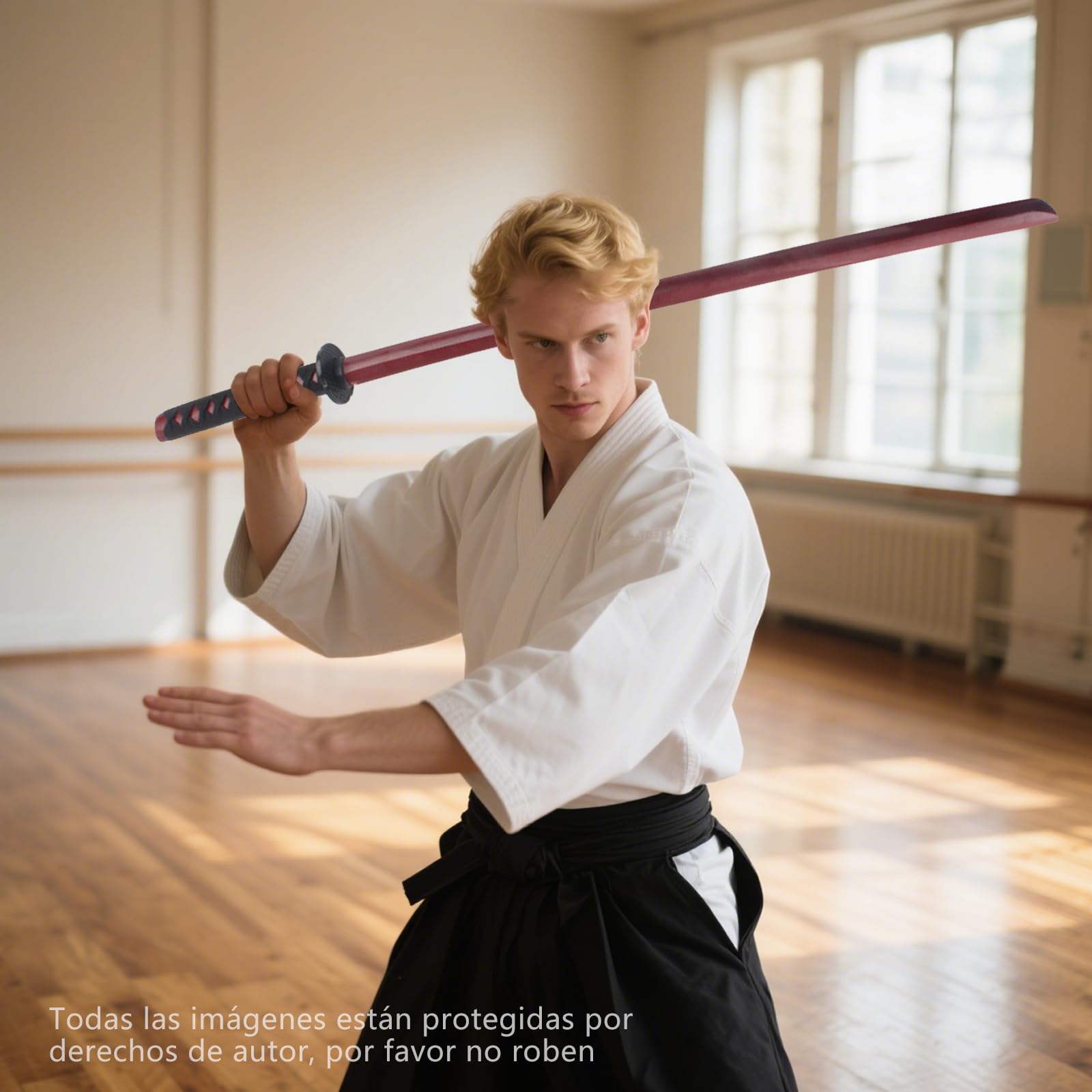 Holz Katana Schwert, Bokken Kendo-Schwertkampf-Training, Samurai Schwert, Rollenspiel Cosplay Iaido-Bokken