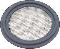 Vista 23 de HFS (R) 3 "Tri Clamp Screen Junta FKM w/Stainless Screen 100 Mesh (150 μm)