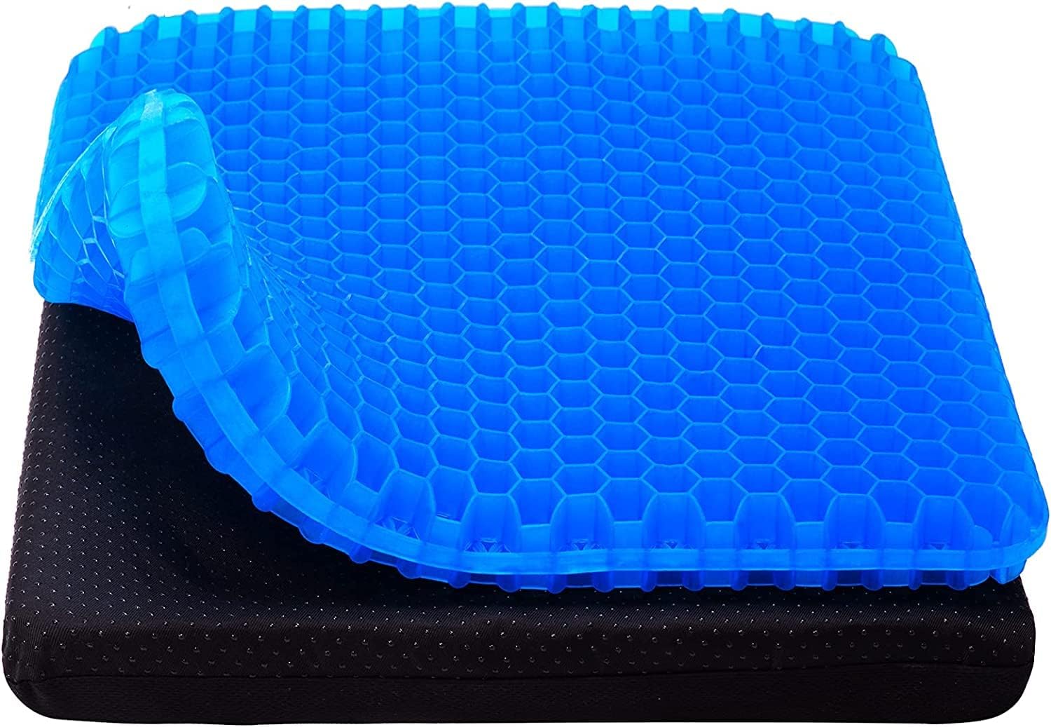Amazon.com: ComforTec Blue Gel Seat Cushion - Honeycomb Cooling Seat ...