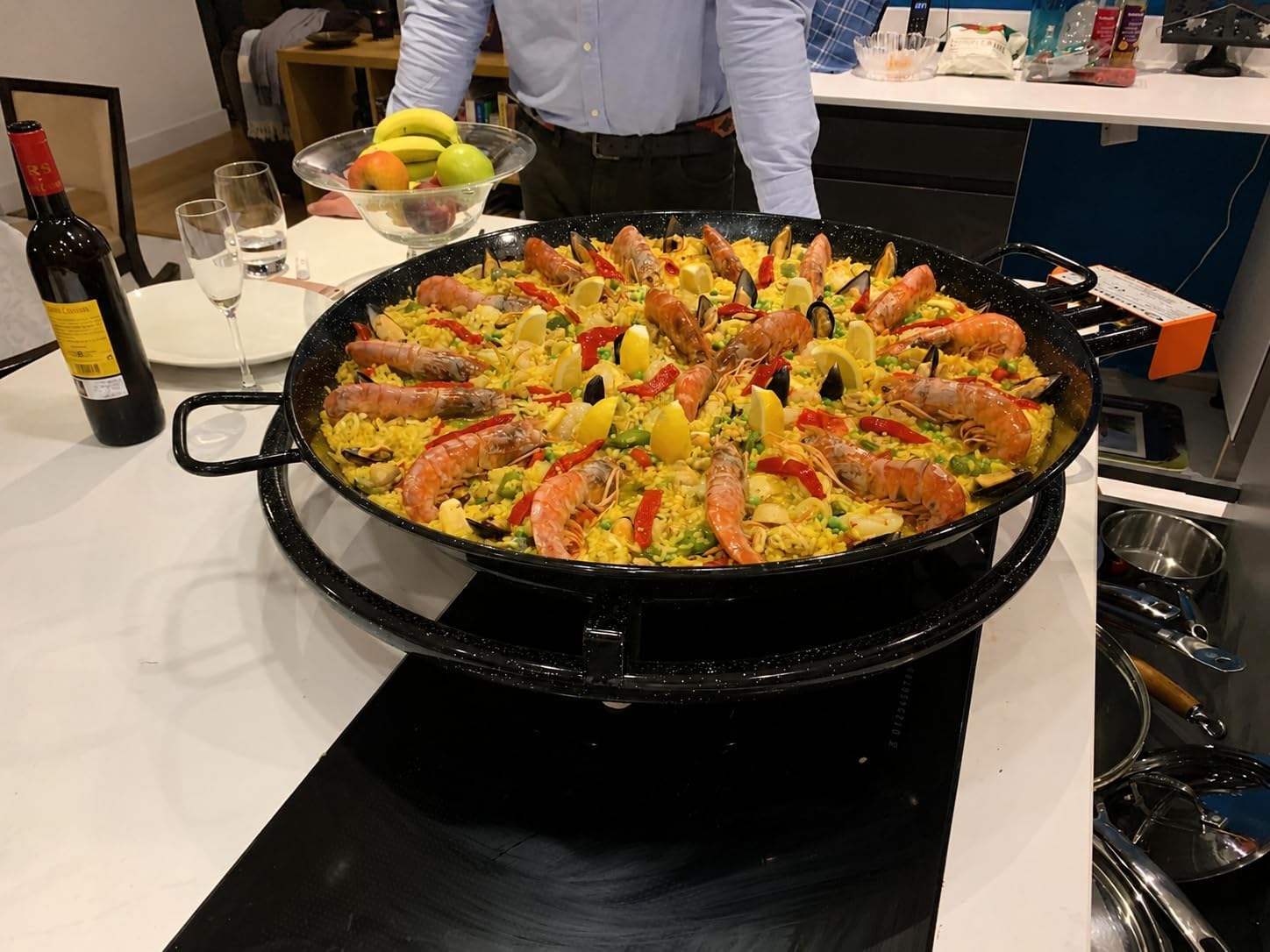Garcima PAELLA SMALTATA 90CM, 154090 Padelle per Paella, Multicolor