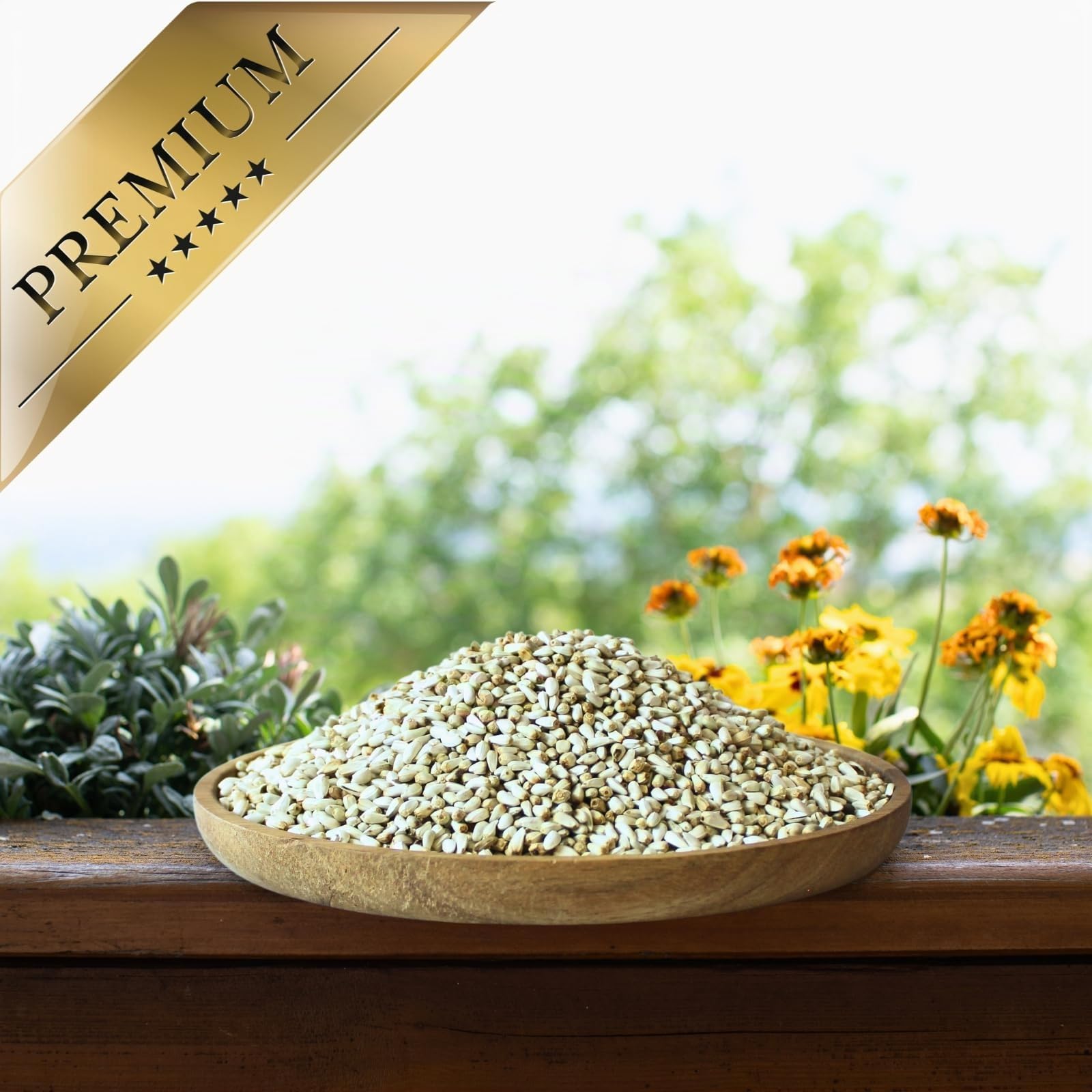 Lyra Pet® 20 kg graines de carthame, complément pour Oiseaux Sauvages | Riche en graisses & huiles | Aliment riche en glucides | Nutriments été & hiver | Complément pour mélanges
