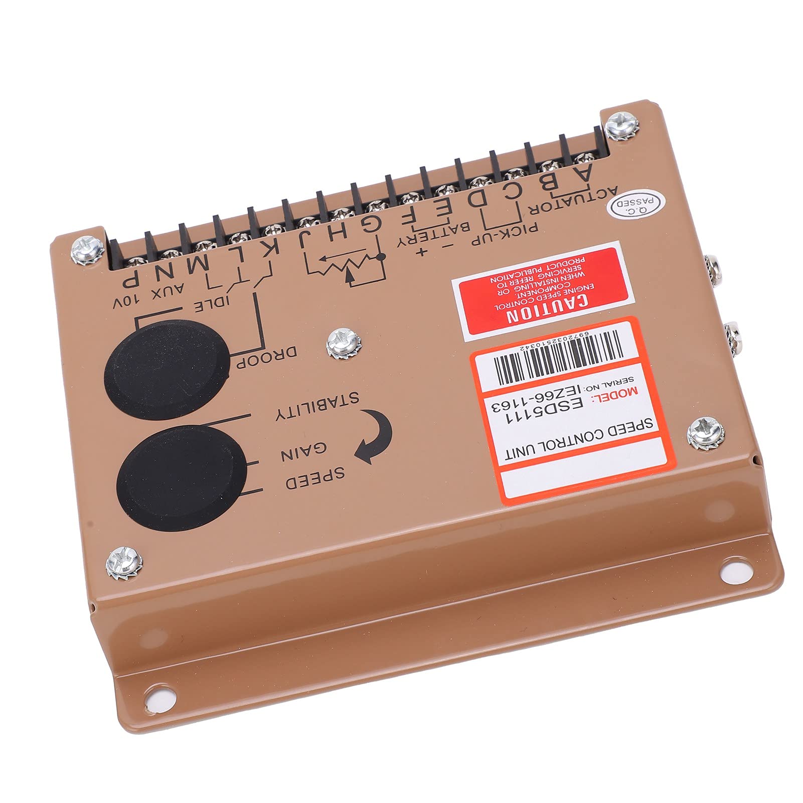Regolatore Elettronico Generatore Scheda di Controllo Della Velocità del Motore Ferro Elettronico Regolatore Acceleratore Parti di Ricambio per la Riparazione ESD5111 DC 12V/24V