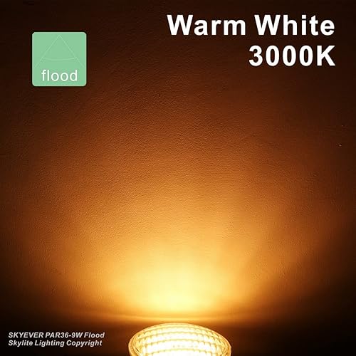 Miniatura 9 de PAR36 - Bombilla reflectora LED de 9 W, impermeable IP67, CACC 12 voltios, 900 lm, para paisaje, jardín, fuera de la red y uso en vehículos, blanco