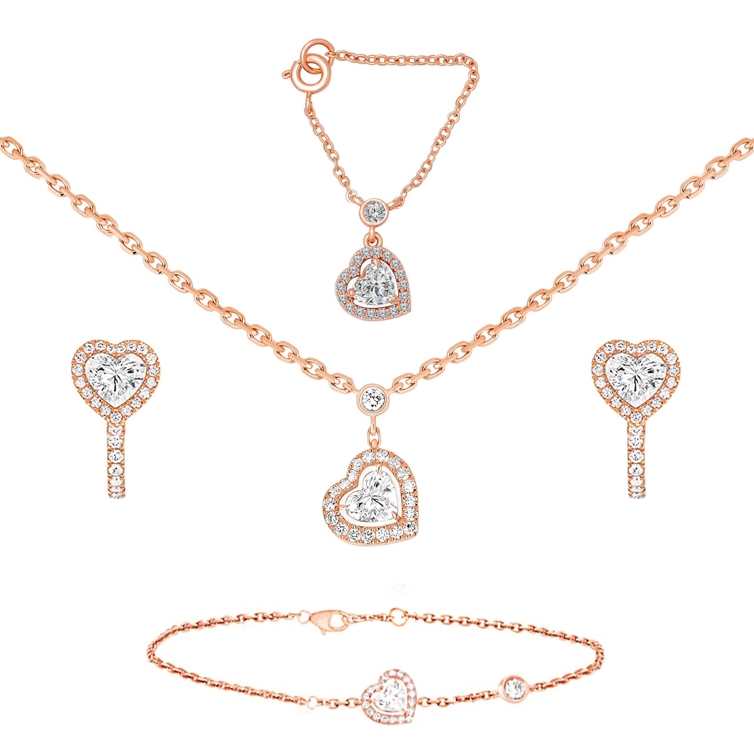 See full amazon price history chart for MINUTIAE Austrian Cubic Zirconia Diamond Elegant Stylish Charm Brass Chain Jewellery Set for Women & Girls - Rose Gold | Includes Pendant Necklace, Earrings, Bracelet, Watch Charm MINUTIAE Austrian Cubic Zirconia Diamond Elegant Stylish Charm Brass Chain Jewellery Set for Women & Girls - Rose Gold | Includes Pendant Necklace, Earrings, Bracelet, Watch Charm (B0BHDQP5KR) Amazon Price History, Amazon Price Tracker
