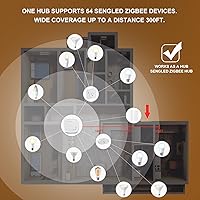 Vista 3 de Sengled Zigbee - Bombillas inteligentes, requiere concentrador inteligente, funciona con SmartThings y Echo con hub integrado, control de voz