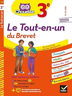 Chouette - Le Tout-en-un du brevet 3e: cahier de révision et d'entraînement dans toutes les matières