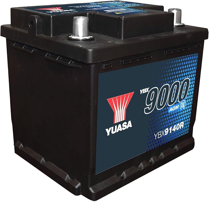 YBX9140R AGM Battery 560 CCA, 50 Ah, Replaces 4014132P
