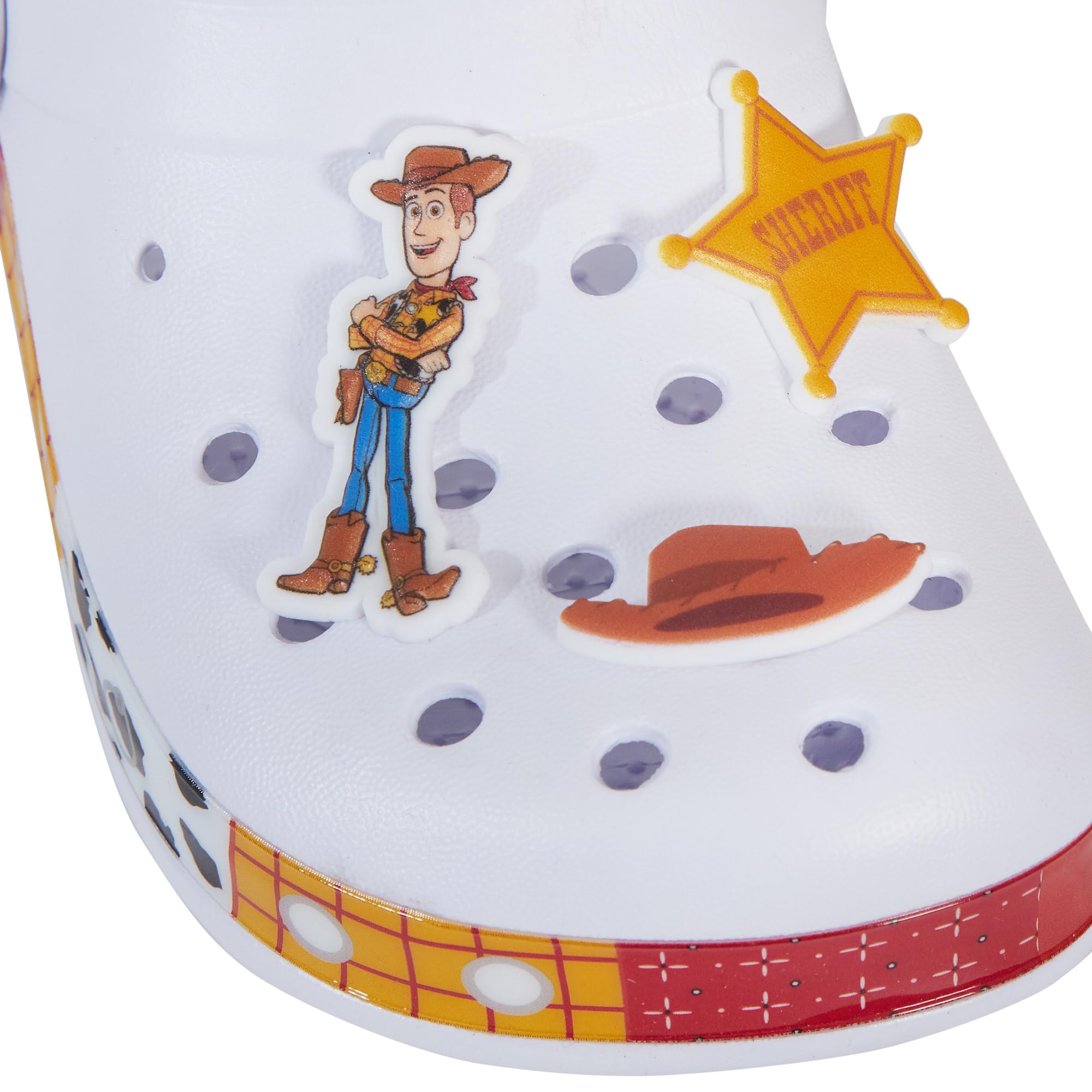 Disney Sabots Toy Story pour filles et garçons avec breloques Buzz Woody pour intérieur et extérieur avec sangle de cheville