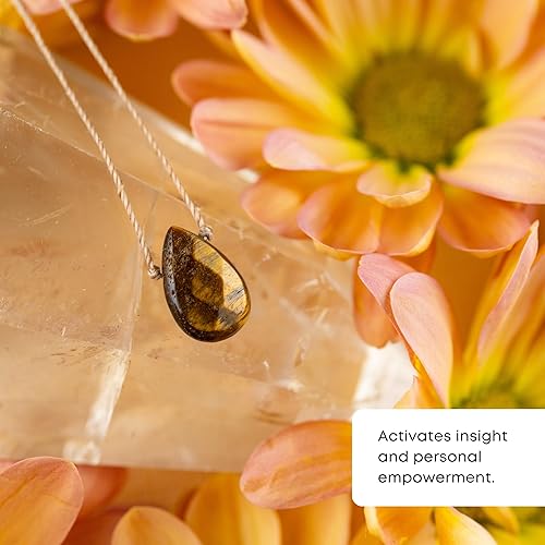 Miniatura 15 de SoulKu Handcrafted Necklace, Empowerment Jewelry With Healing Crystal, Inspirational Jewelry For Women, Mom & Sister Gifts, 2" Extender With Lobster