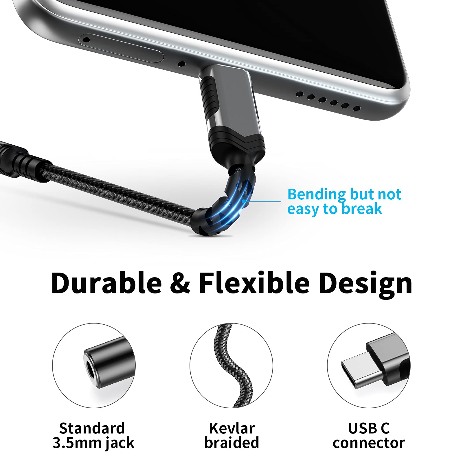 Adattatore da USB C a Jack Cuffie da 3,5 mm (2 in 1) per Apple Tipo C, Caricabatterie Audio AUX, Cavo per iPhone 16 15 Pro Max, iPad, Cuffie, Microfono, Dongle, Compatibile Adattatore da USB C a Jack Cuffie da 3,5 mm (2 in 1) per Apple Tipo C, Caricabatterie Audio AUX, Cavo per iPhone 16 15 Pro Max, iPad, Cuffie, Microfono, Dongle, Compatibile