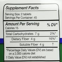 Vista 3 de Equate - Suplemento de fibra, 90 tabletas masticables (comparar con la opción de fibra)