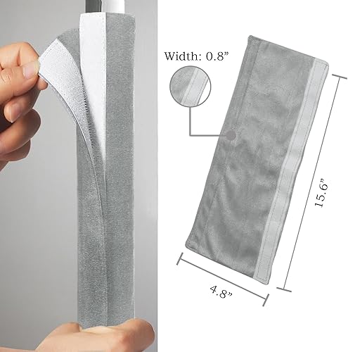 Miniatura 4 de Fundas para manijas de puerta de refrigerador, 3 piezas, decoración de electrodomésticos de cocina, mantiene la limpieza de manchas de aceite, asas