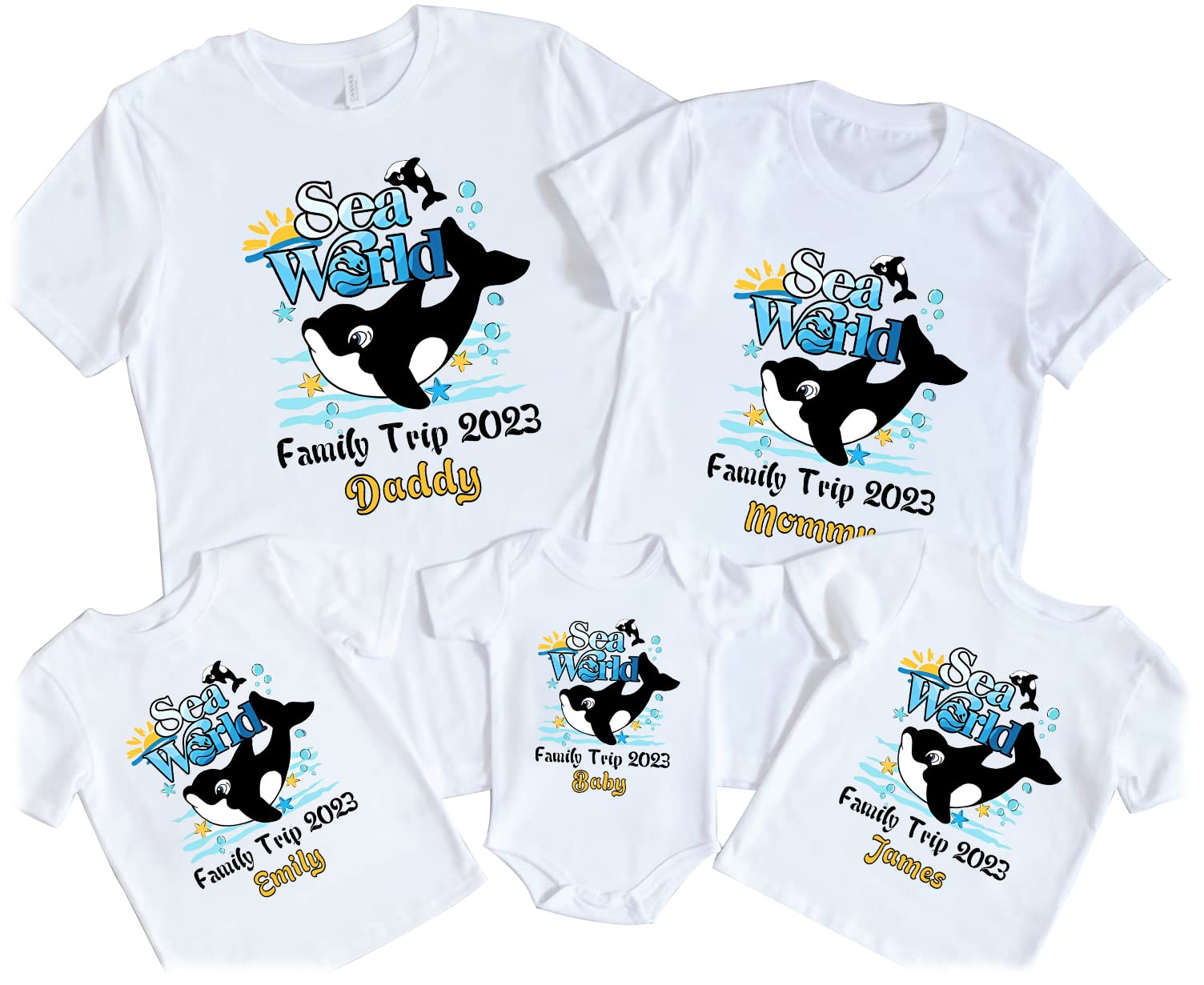 Personalized D!sney Family Vacation 2023 Shirt, D!sney Family Trip 2023 Shirt, Custom D!sney Matching Shirts, Family Vacation