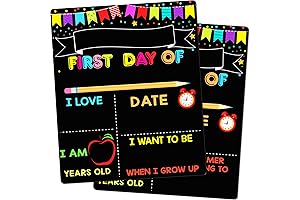 First Day of Preschool Sign, Reusable 1st Day of School Chalkboard