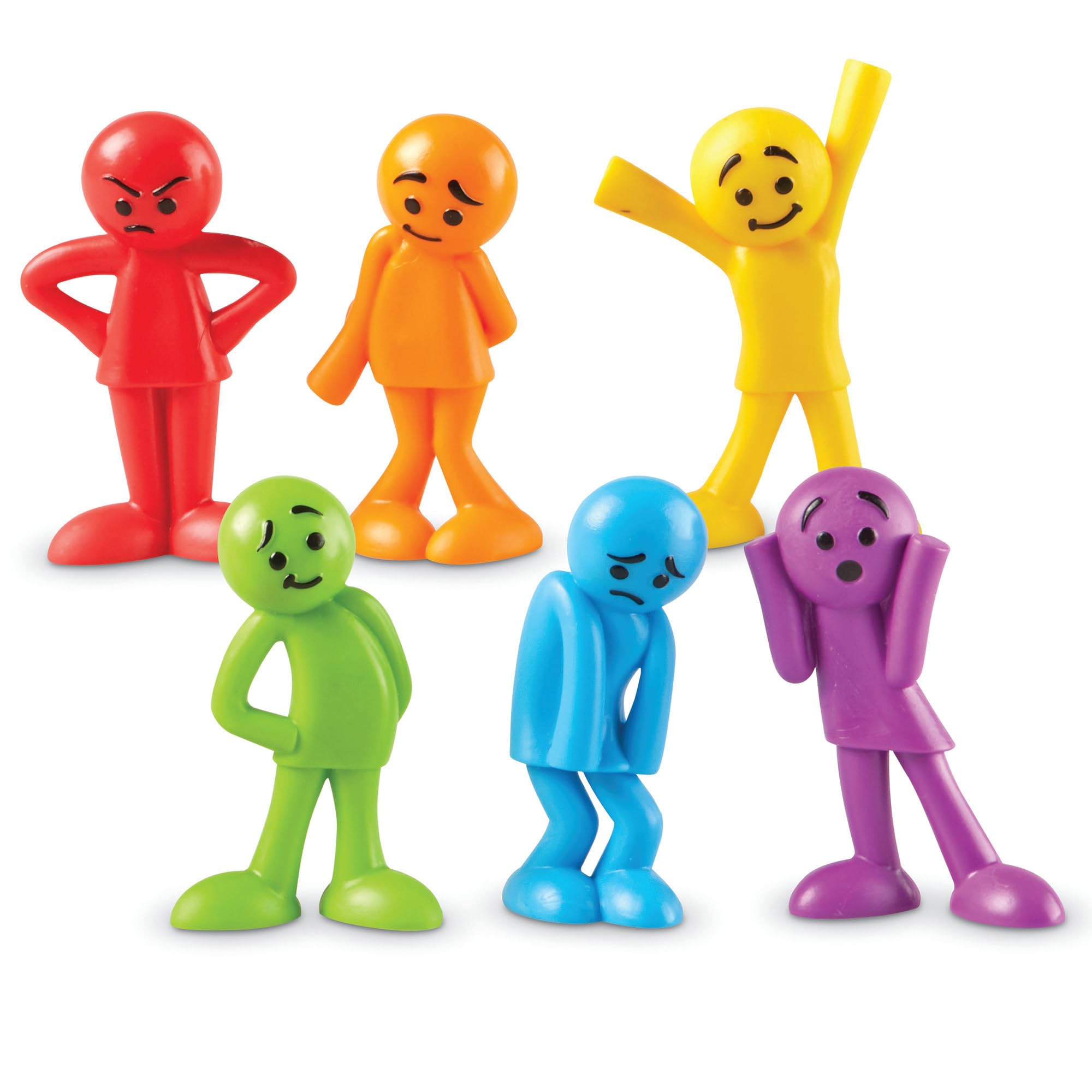 Learning Resources Jeu Émotions Enfants – Kit 54 Pièces Colorées – Tri et Communication – Activité Socio-Émotionnelle 3 Ans+ – Maison & Classe