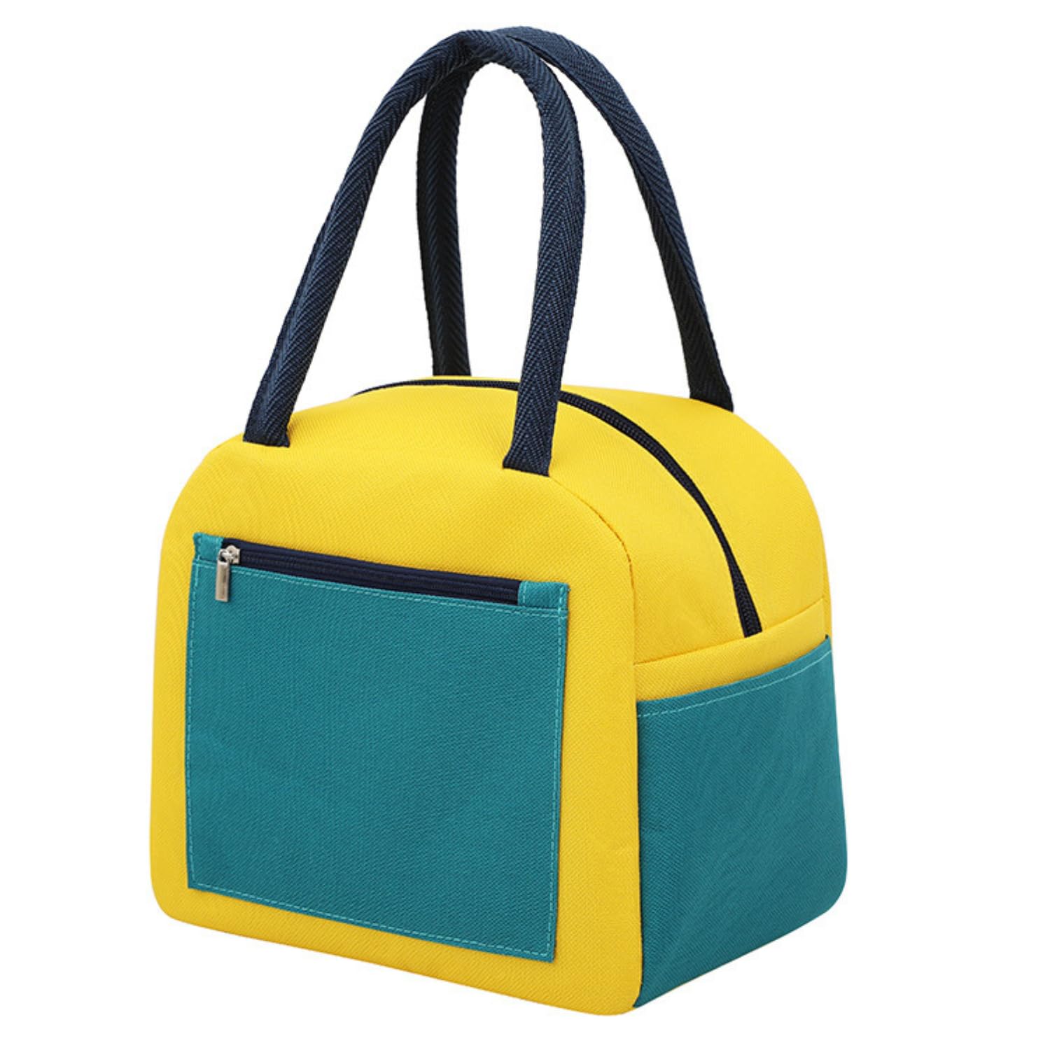 FunBlast Lunch Bag – Insulated Travel Lunch Bag for Office, Multi-Purpose Lunch Box Carrying Bag for Women, Men, Tiffin Bag, Office Lunch Bag, Lunch Storage Bag with Utility Pockets (Yellow) (B0D5VN81MY) Amazon Price History, Amazon Price Tracker