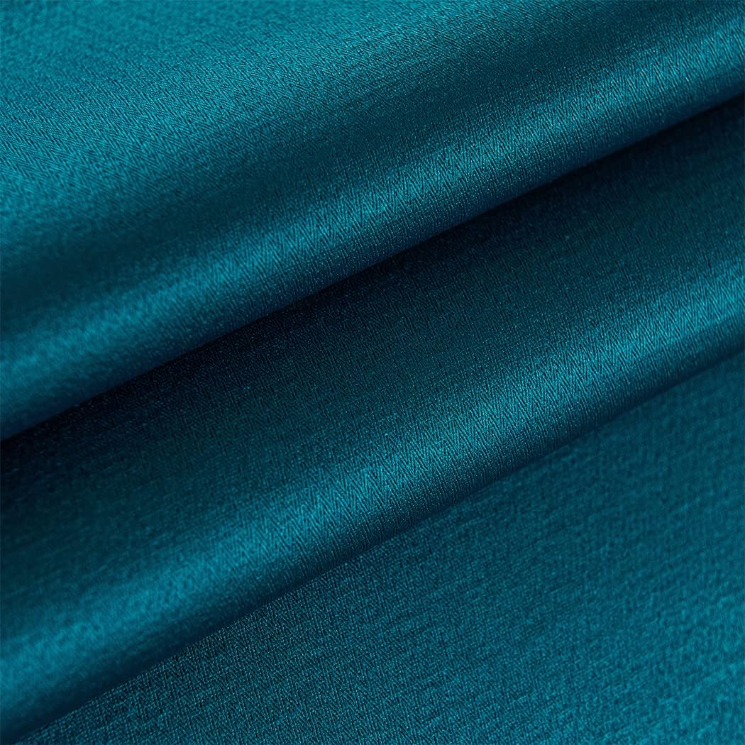 Solid Bed Scarf Bed Runner Bedding Scarf Protection for Hotel Guesthouse Resorts Bedroom (Dark Blue,260X48cm for 2.0m Bed)