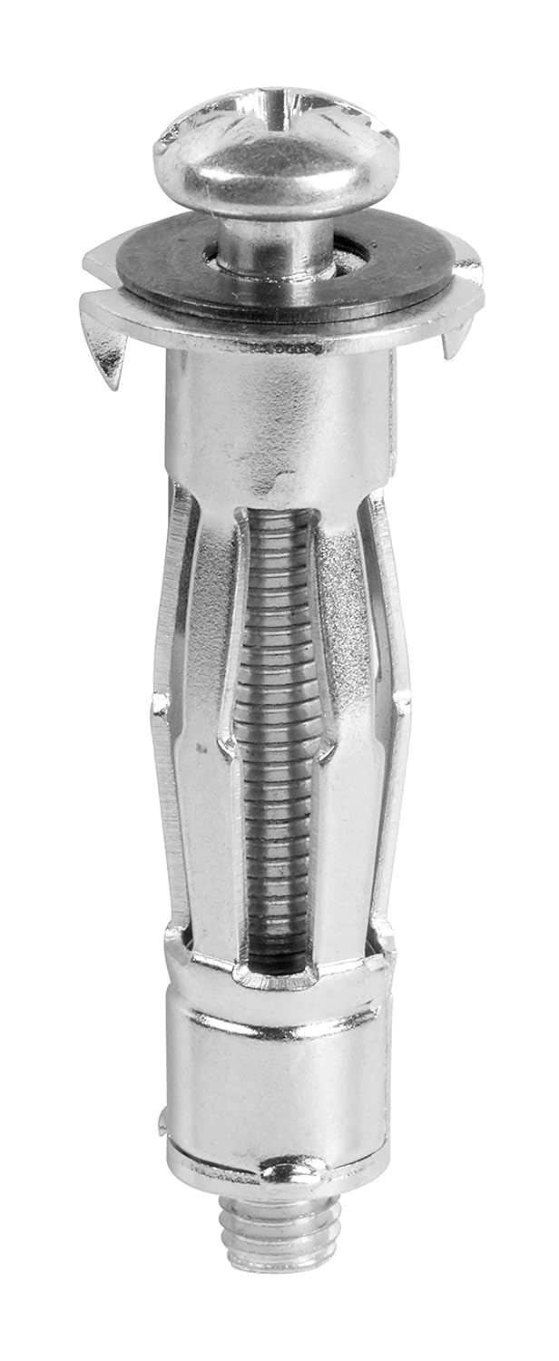 TIMco 60052CA 60mm Metal Cavity Anchor Screw M6 x 52 - Zinc (Box of 100)
