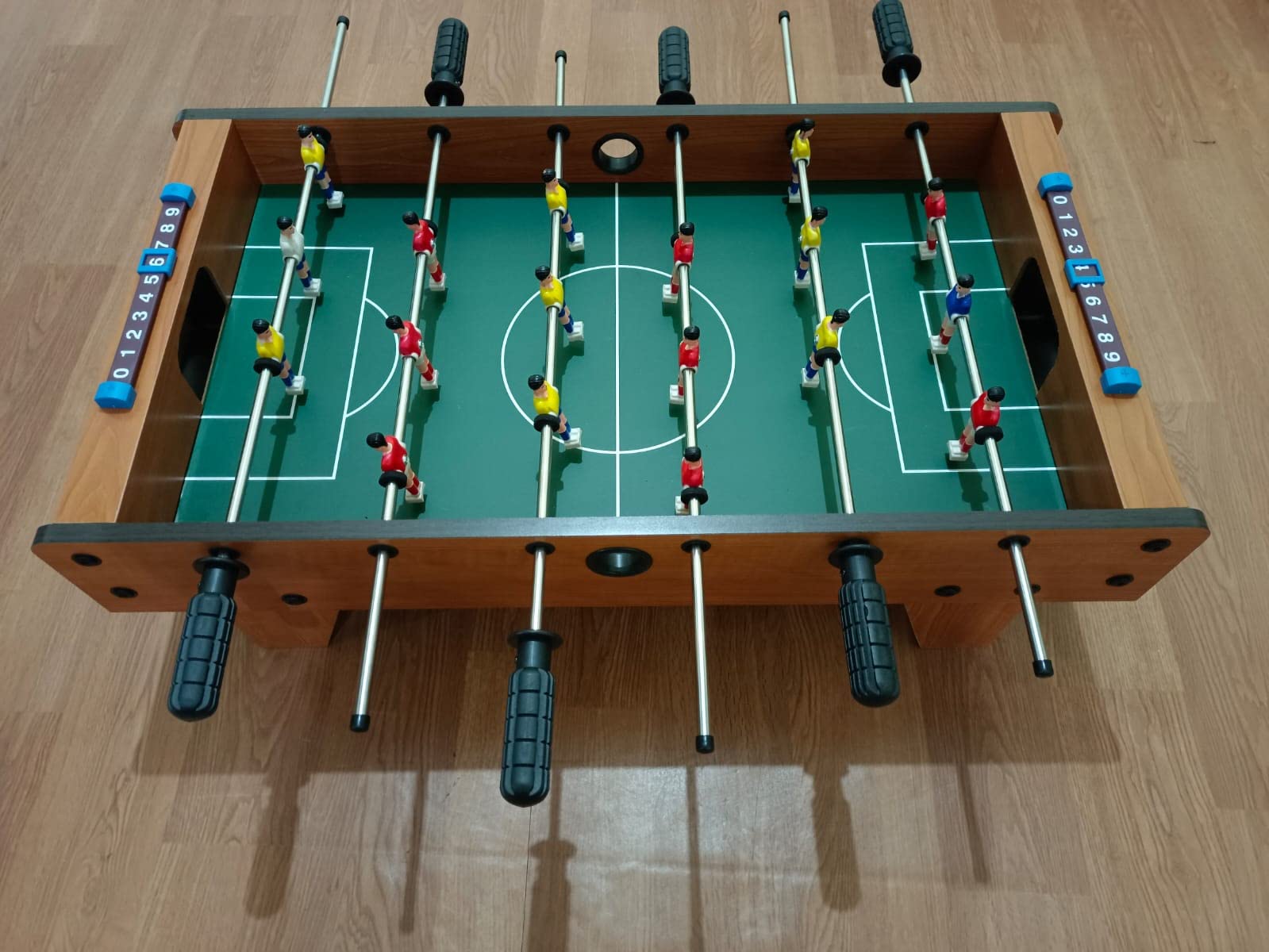 Tynimo Big-Sized Foosball Table with 6 Rods Indoor Soccer Mini Football ...