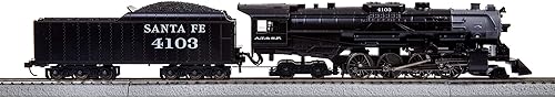 Miniatura 5 de Lionel Santa Fe Cajon Flyer 2-8-4 Set con capacidad Bluetooth, HO Gauge Model Train Set con control remoto