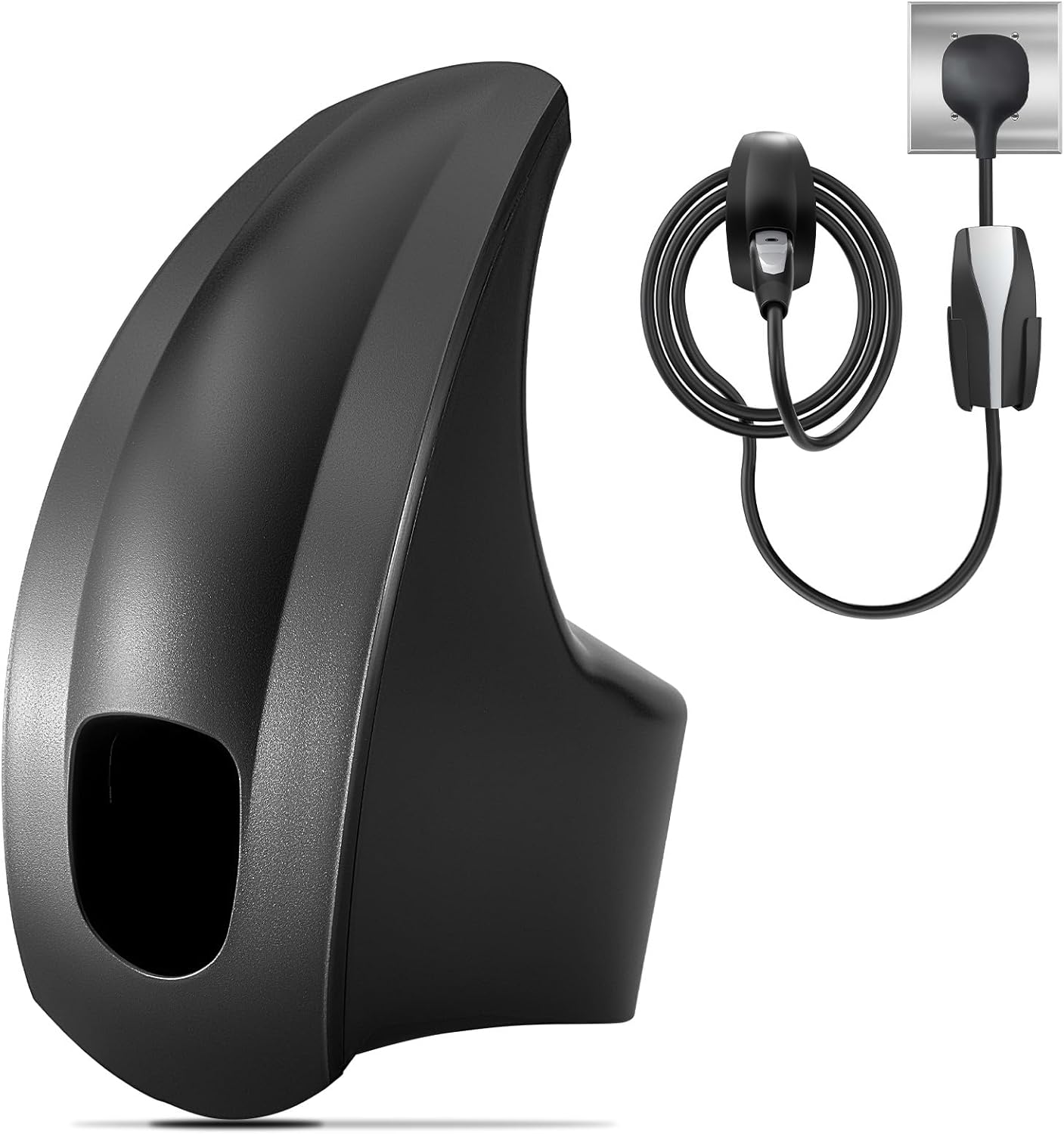 TAPTES Charger Wall Holder Mount/Cable Organizer Wall Connector Adapter for Tesla Motors, Electric Vehicle Charger Wall Mount for Telsa Model 3 Model Y Model S Model X Accessories 2017-2026