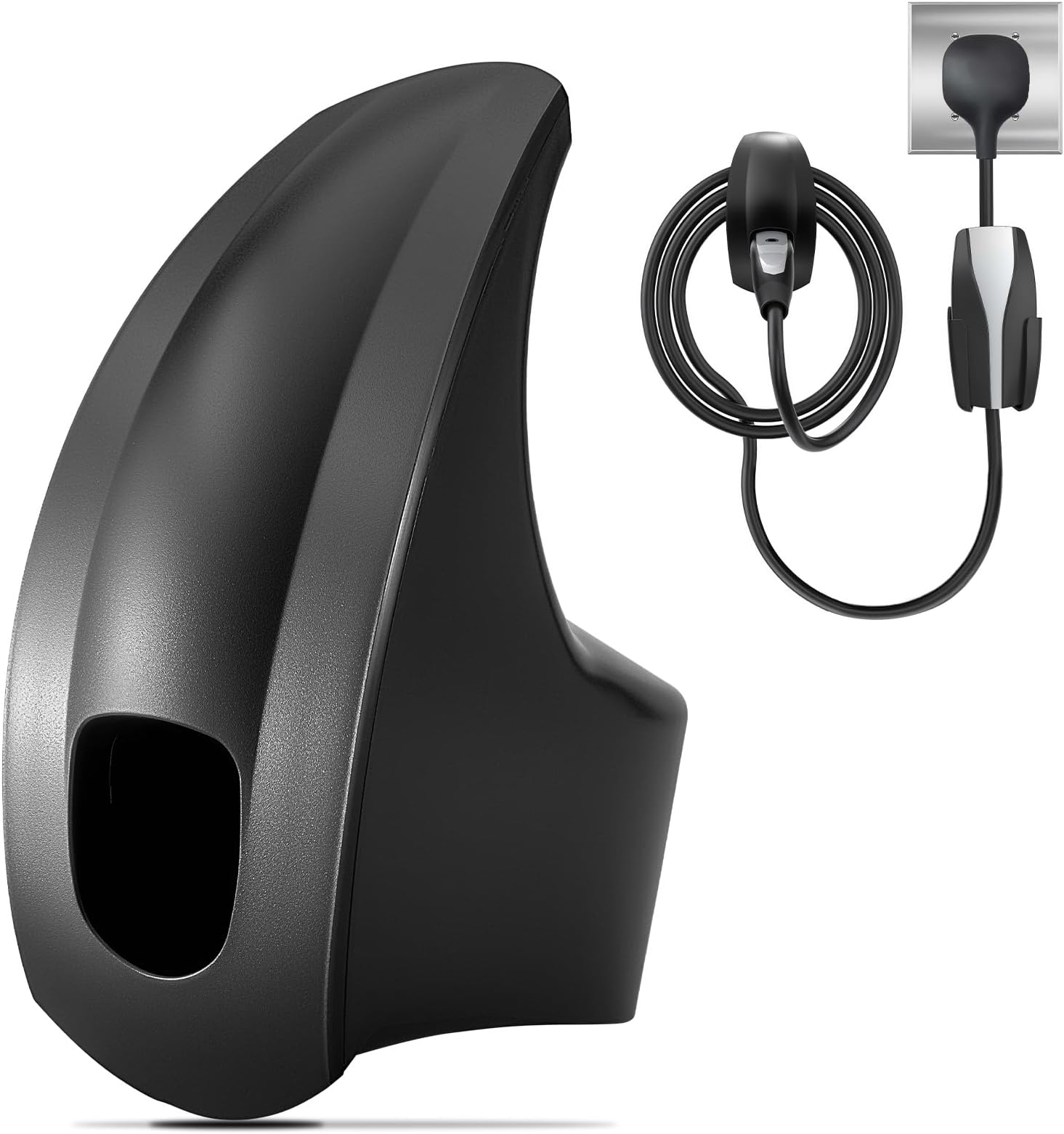 TAPTES Charger Wall Holder Mount/Cable Organizer for All Tesla Motors, Wall Connector Adapter for Telsa Model 3 Model Y Model S moedel X Accessories