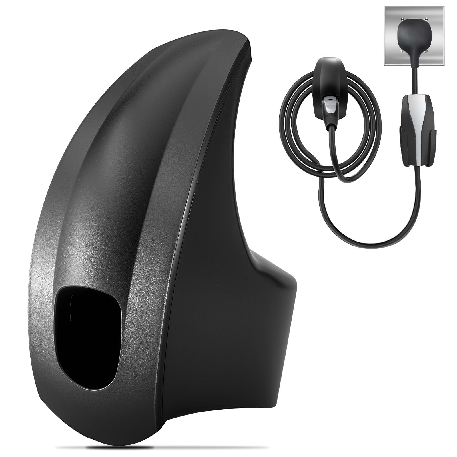 TAPTES Charger Wall Holder Mount/Cable Organizer Wall Connector Adapter for Tesla Motors, Electric Vehicle Charger Wall Mount for Telsa Model 3 Model Y Model S Model X Accessories 2017-2026