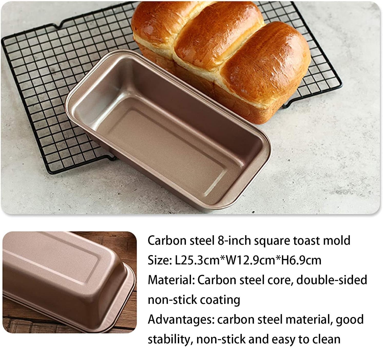 Baking Pans Nonstick Set, Bakeware Sets Cake Pan, Baking Sheets, Kitchen Cookware Sets Baking Supplies for Cooking