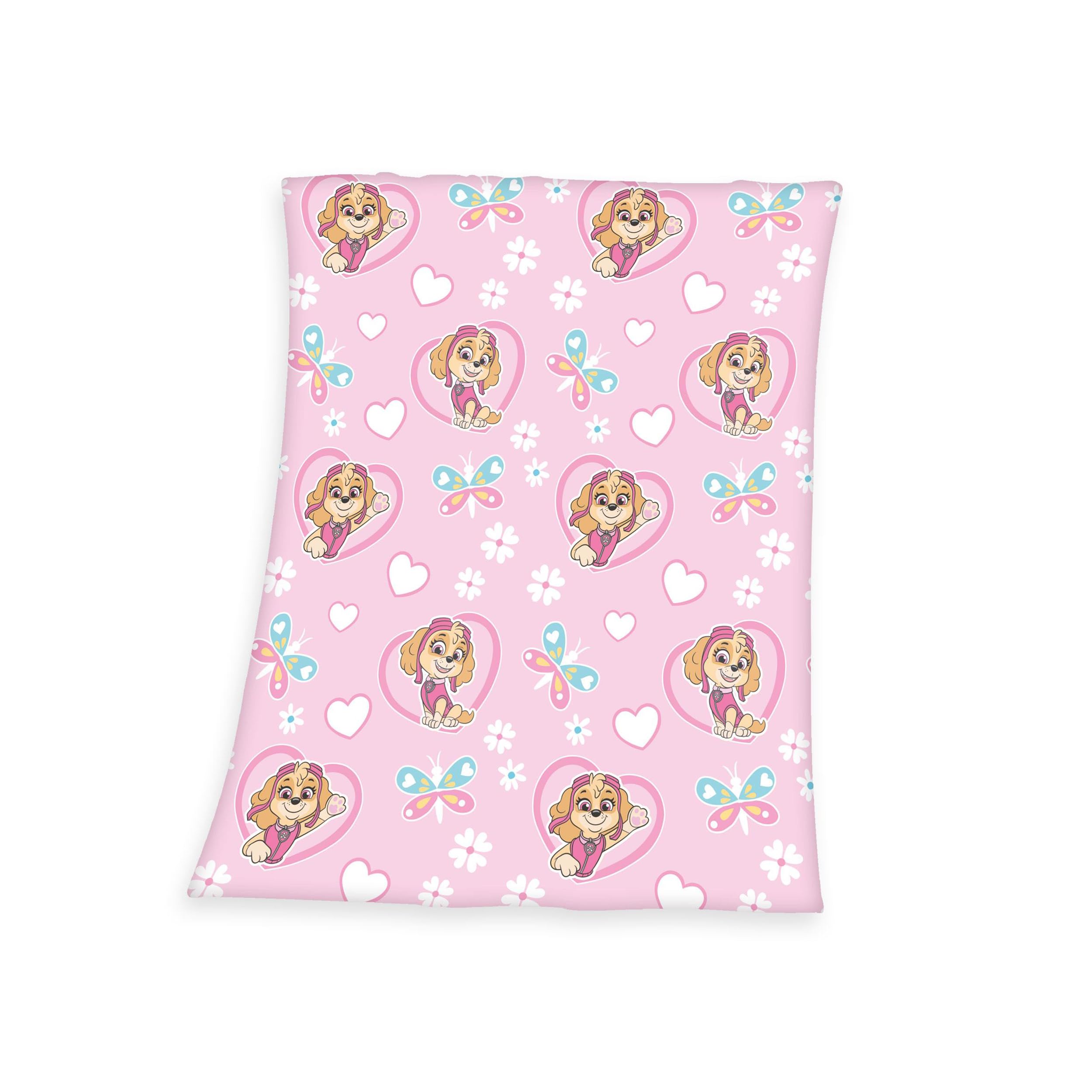 Herding Paw Patrol Fleece Blanket, 130 x 170 cm, Glow in the Dark, Glow in the Dark, 100% Polyester, Fleece