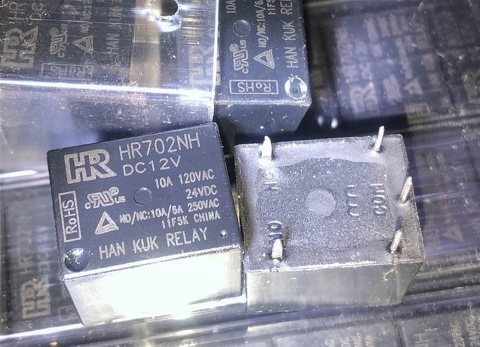 AERBNYEQP HR702NH DC12V DC24V HR702HH Relay 5pins(HR702NH DC12V)