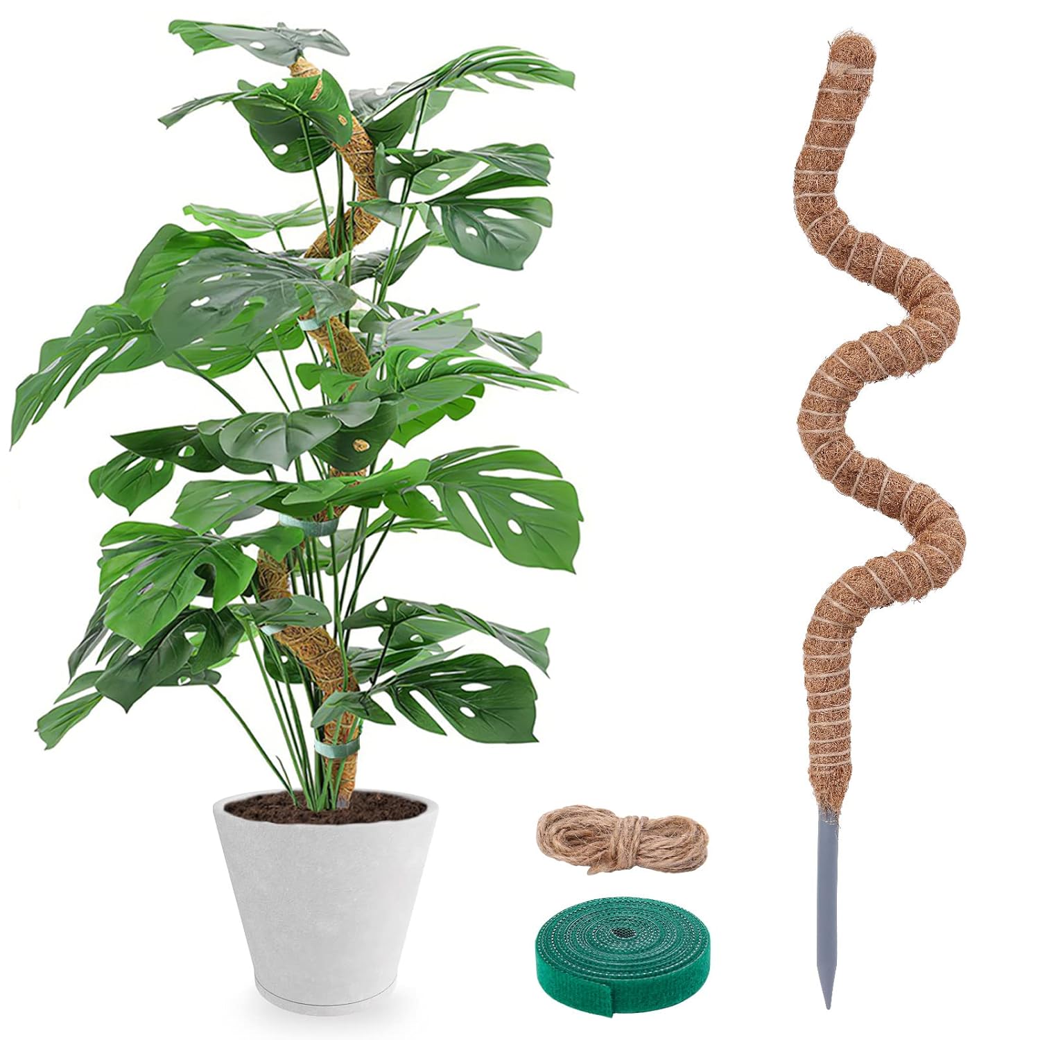 Moss Pole for Plants Monstera 25 Inch Bendable Plant Stakes for