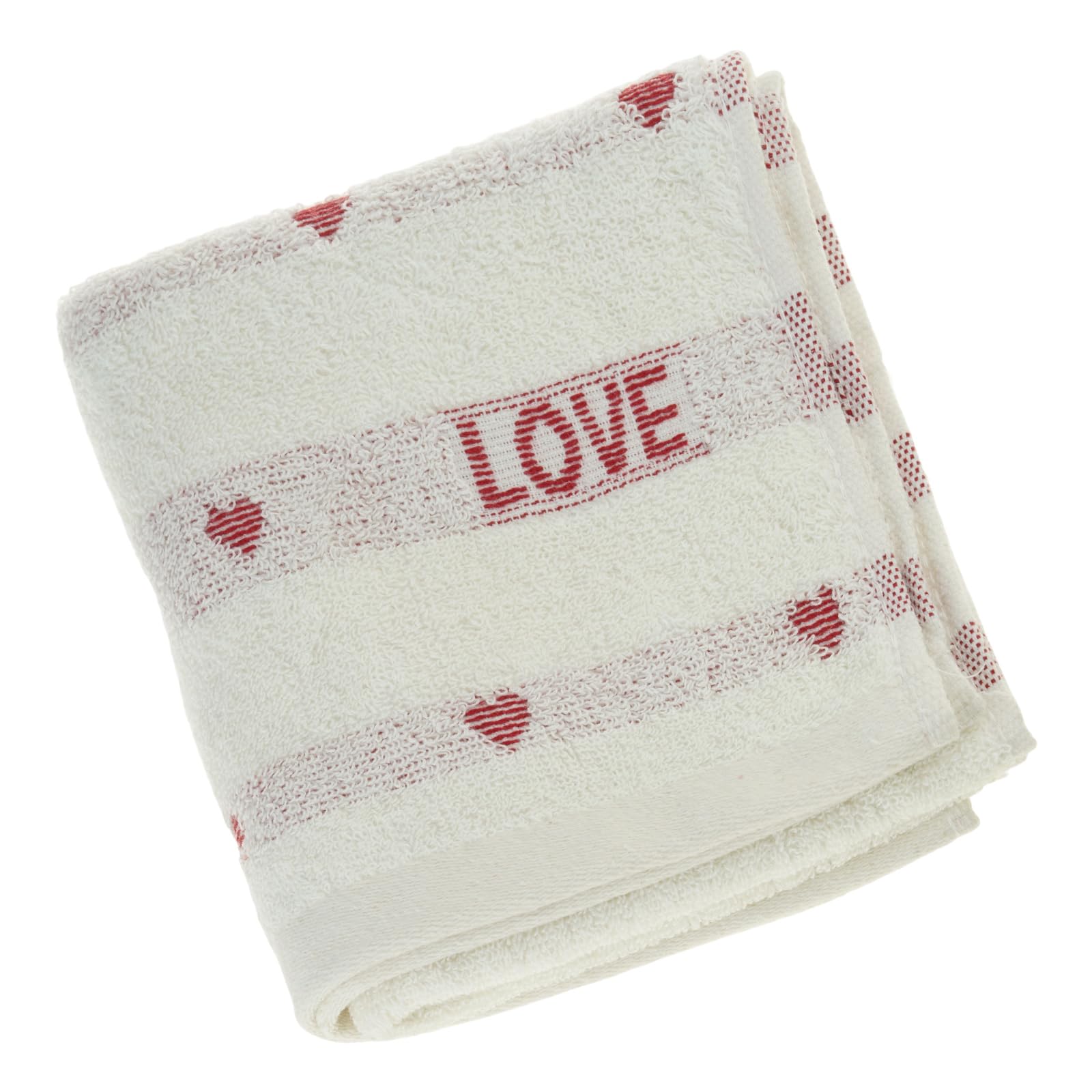Oxxggkao Gentle Cotton Bath Towel Safe Soft for Infant Sensitive Valentines Towel