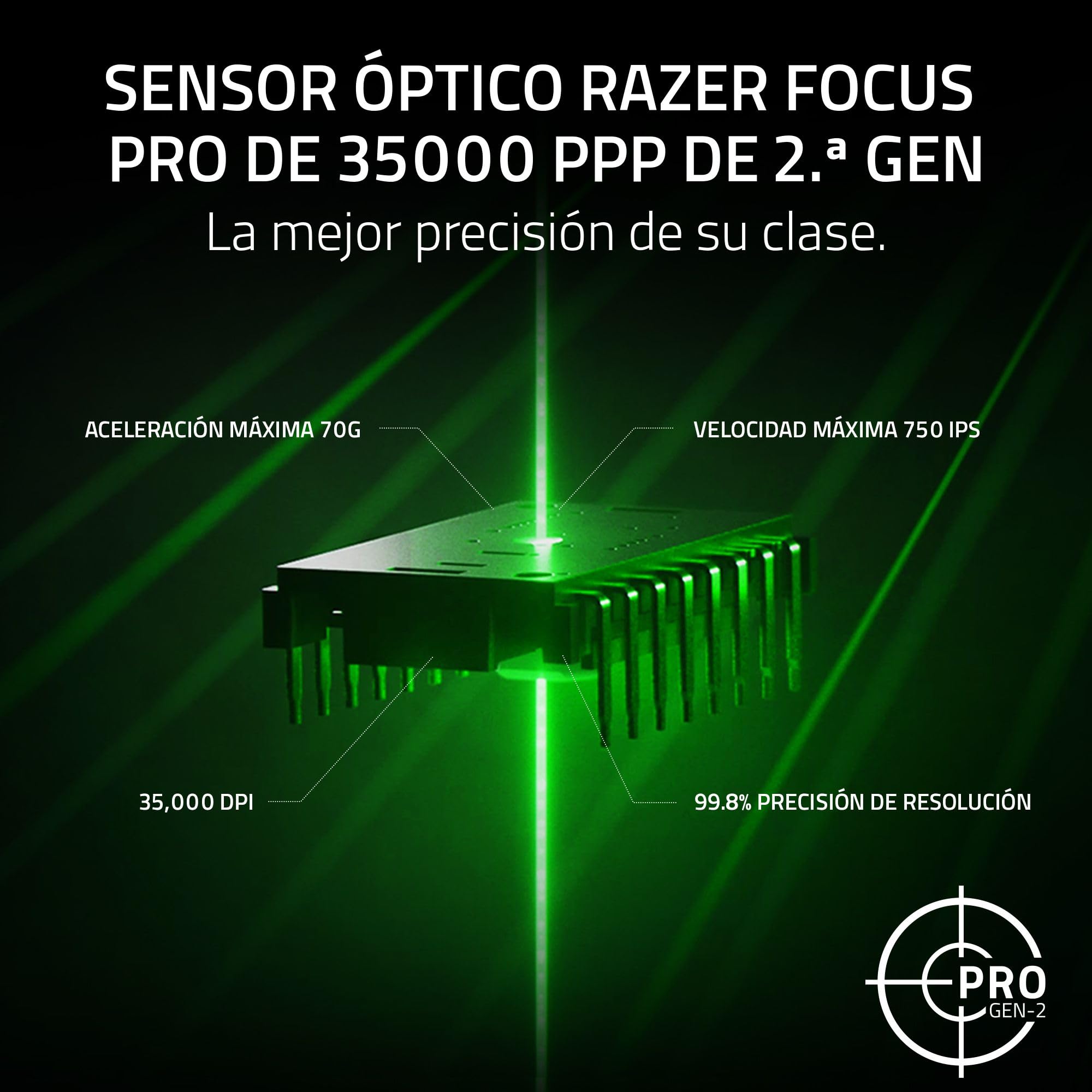 Razer Viper V3 Pro Counter-Strike 2 Dragon Lore - Ratón inalámbrico Ultraligero para Juegos Esports - 55g - HyperPolling 8K - Sensor 35K PPP - 2,4 GHz HyperSpeed - 95 Horas - PC/Mac | Dragon Lore