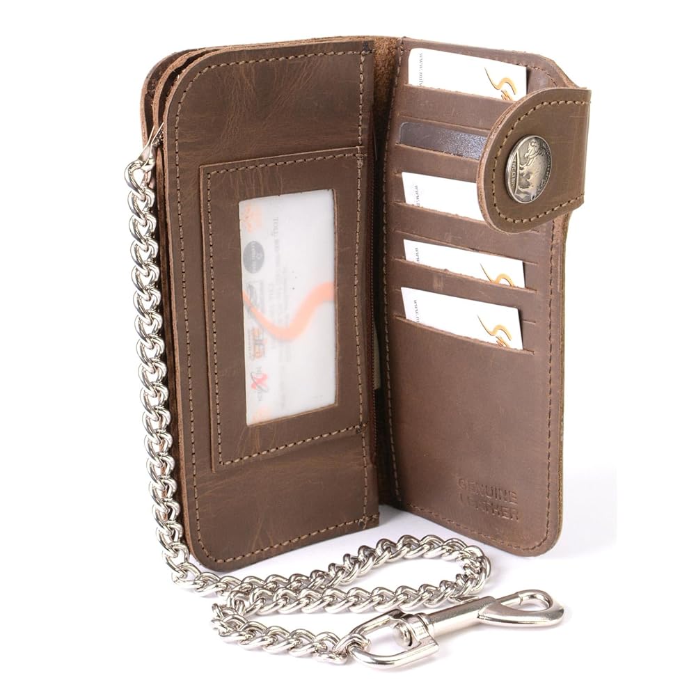 【完売品】Llife LEATHER CHAIN WALLET Milwaukee Leather MLW7892 Men's 7