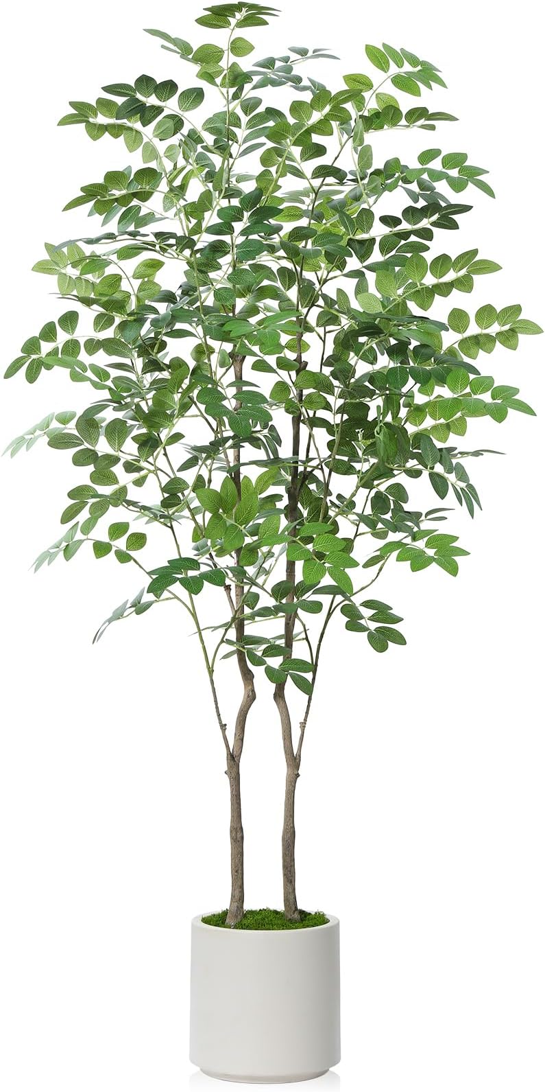 CROSOFMIArtificial Plants Indoor 150 cm Tall Faux Tree Large Fake Plants for Modern House Living Room Office Outdoor Decoration (1 Pack)
