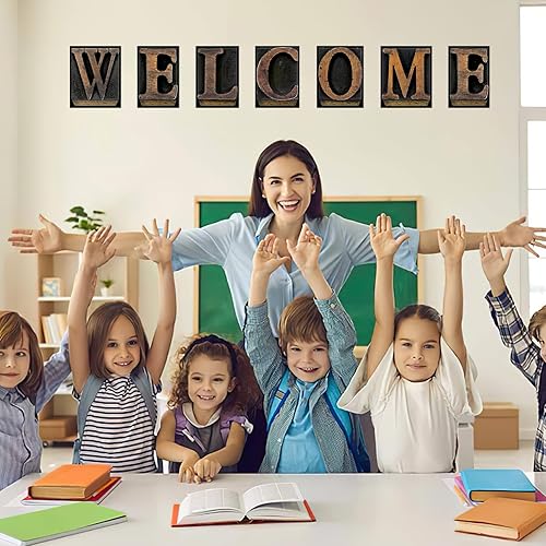 Miniatura 2 de Decoraciones para el aula, 13 pósteres de tablón de anuncios motivacionales industriales elegantes para decoración de aula, póster laminado de