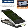 Ehr. iPhone 14 Pro Max ile Uyumlu Gizlilik Filtreli Darbelere Karşı Maksimum Koruma Sağlayan ve Kolay Uygulama Aparatlı Toz Bırakmayan Hayalet Cam (iPhone 14 Pro Max)